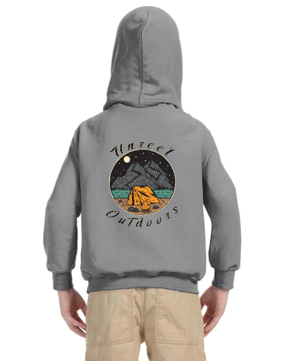 Unreel outdoors adventure awaits hoodie