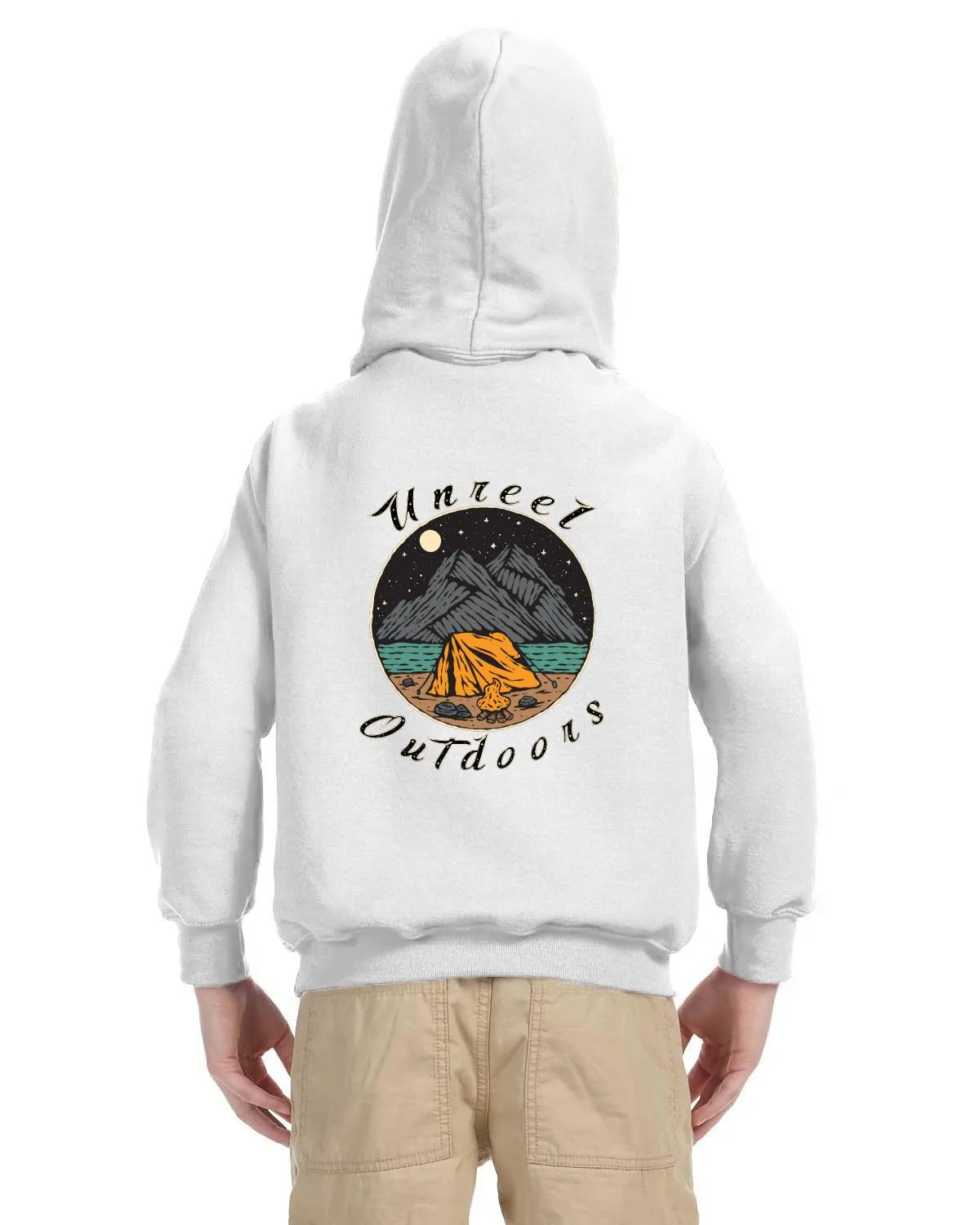 Unreel outdoors adventure awaits hoodie
