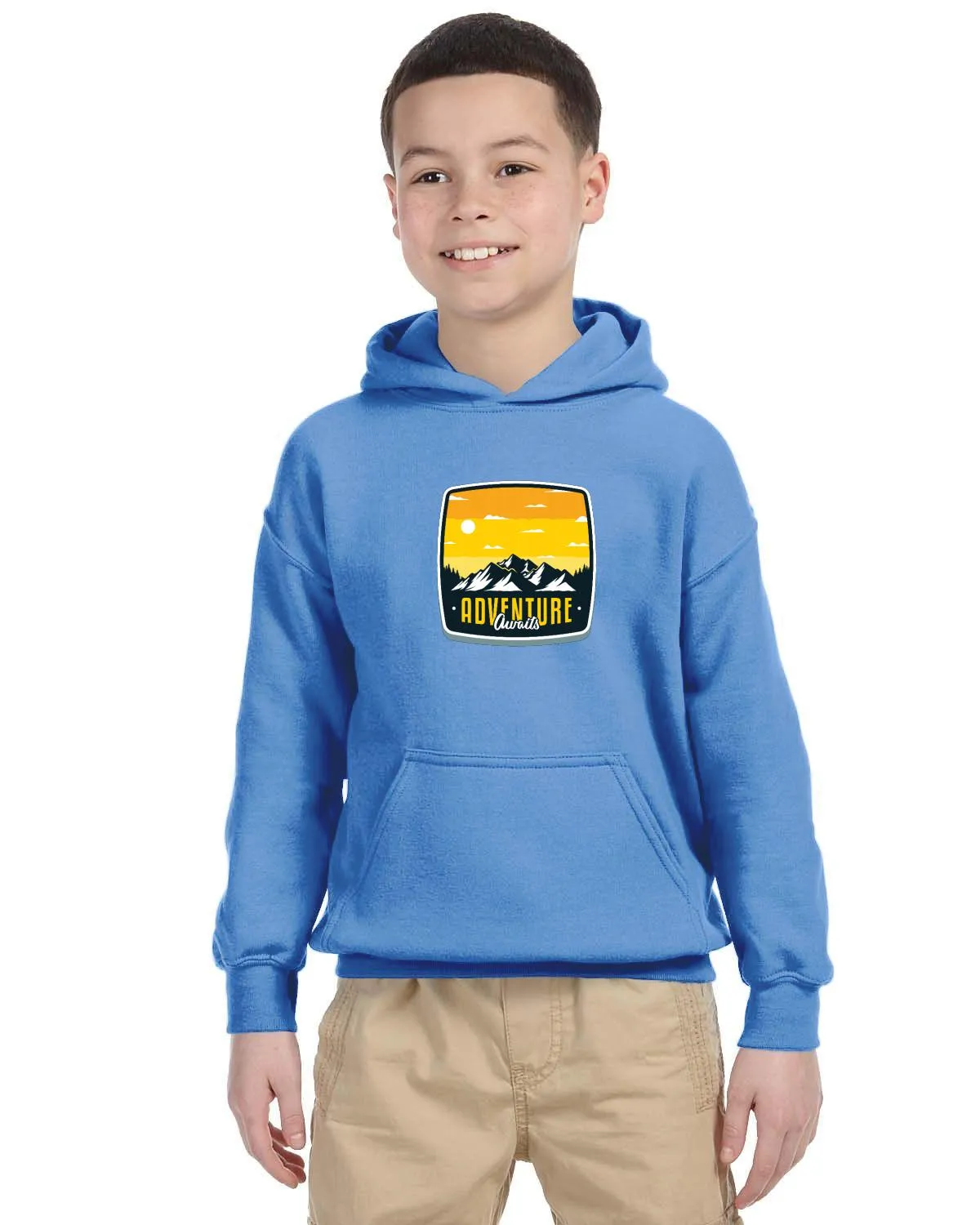 Unreel outdoors adventure awaits hoodie