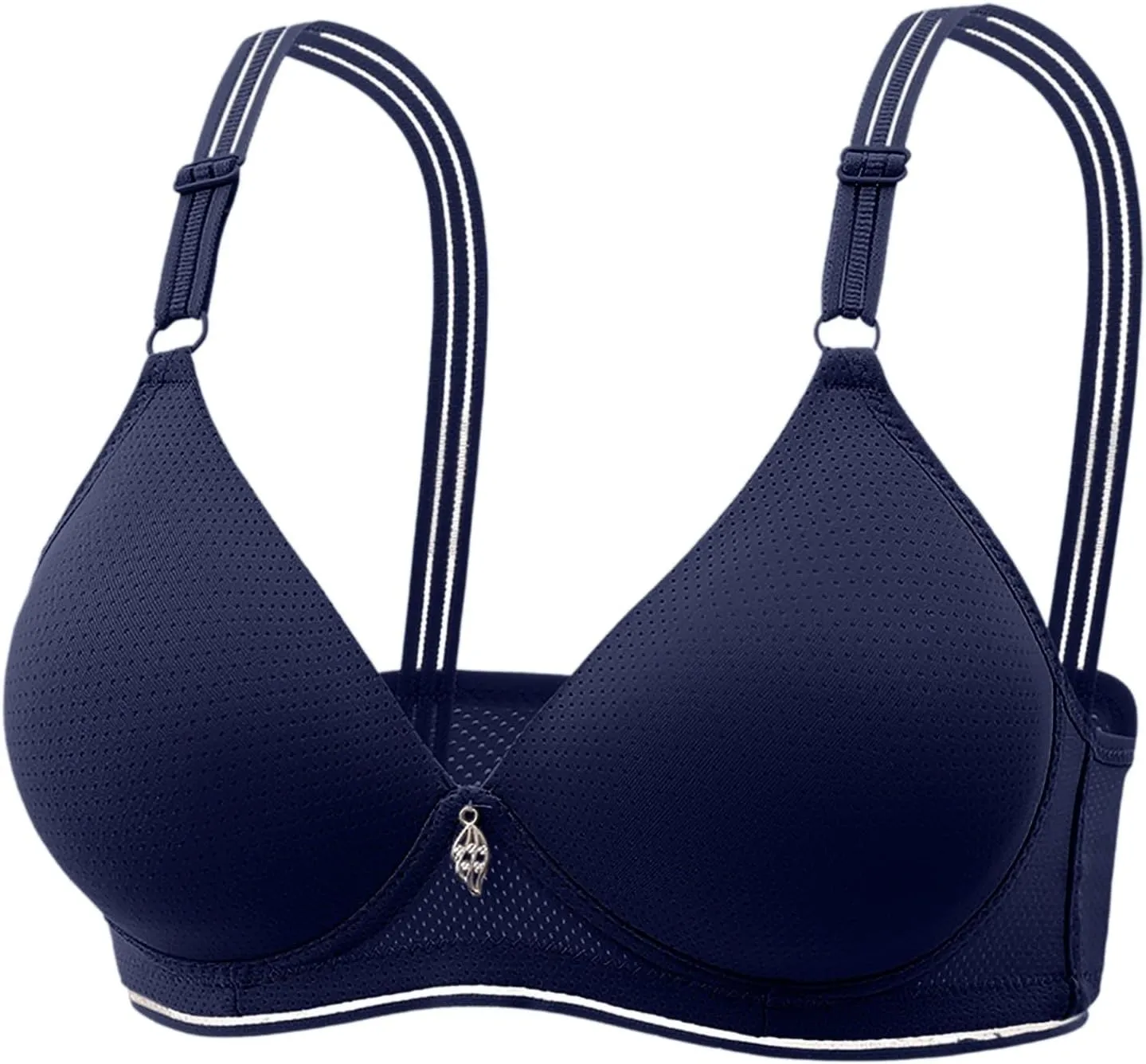 V Neck Wireless Bras for Women No Underwire Lightly Lift Womens Bras Soft Comfort Seamless Bralettes