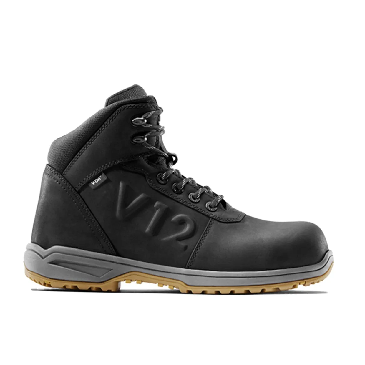 V12 Lynx IGS Waterproof and Breathable Safety Boot - Black