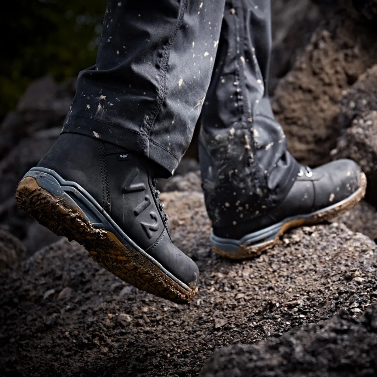 V12 Lynx IGS Waterproof and Breathable Safety Boot - Black