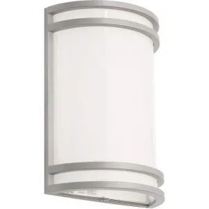 Ventura 10 in. LED Outdoor Wall Light Gray Finish