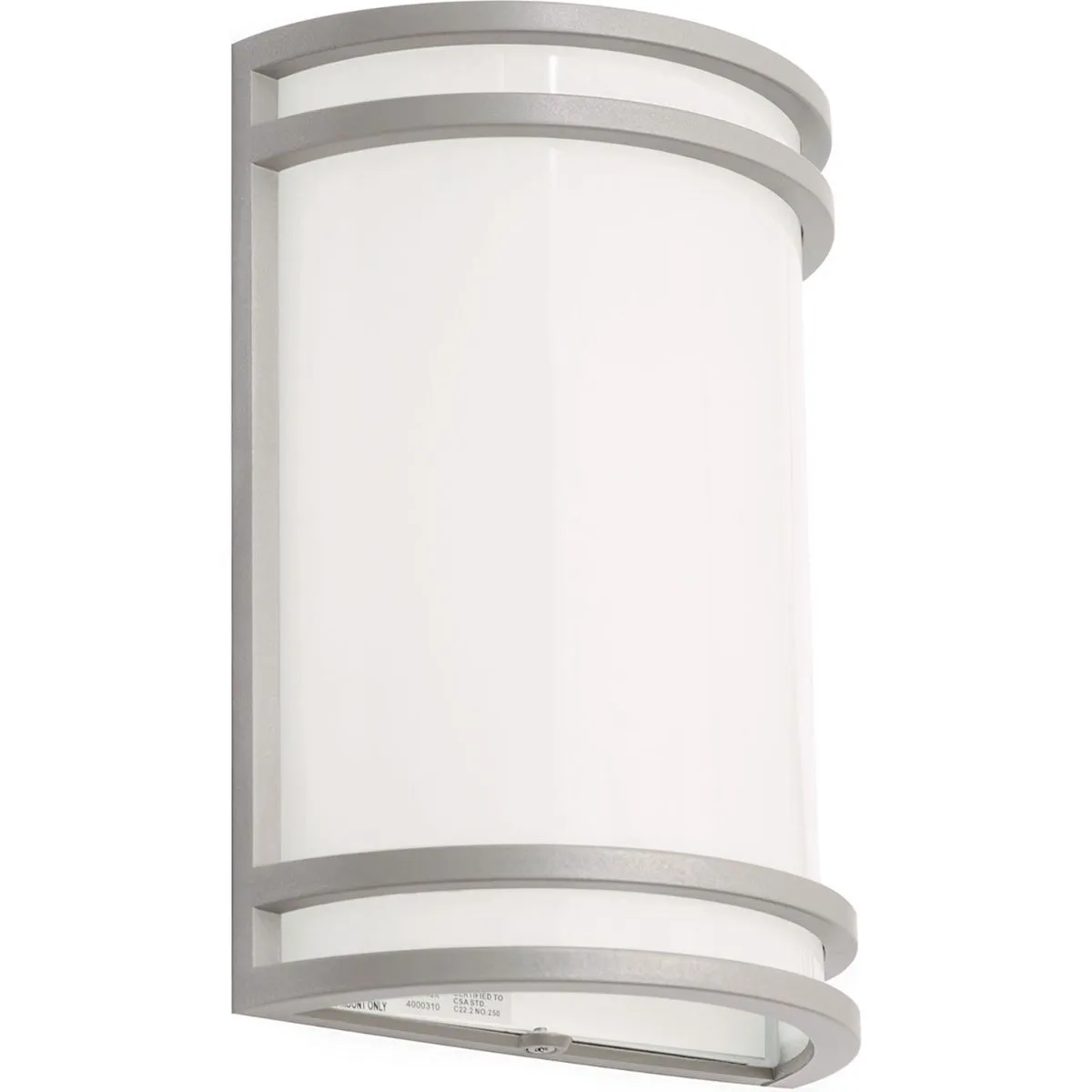 Ventura 10 in. LED Outdoor Wall Light Gray Finish