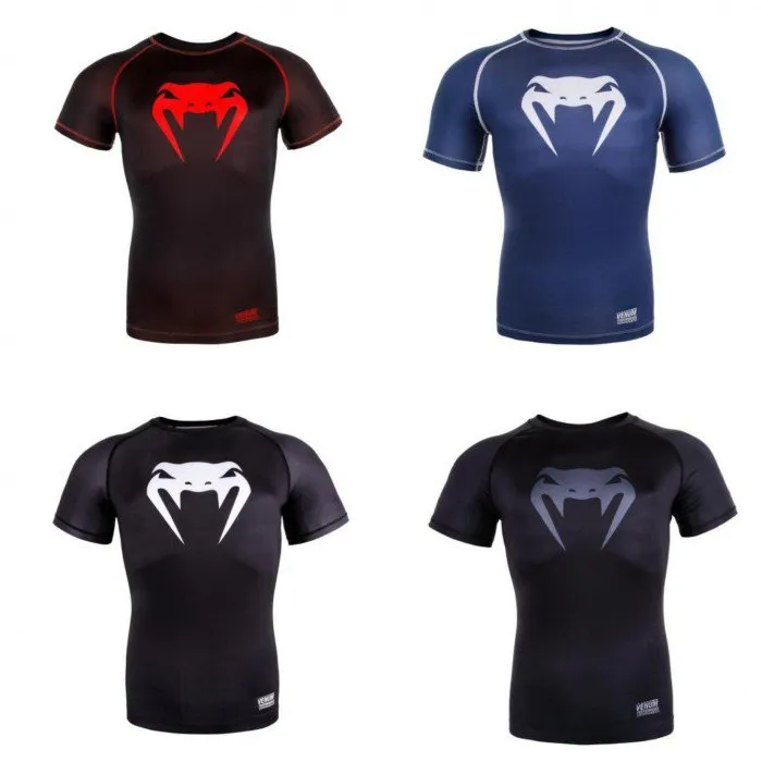 VENUM-03134 CONTENDER 3.0 MMA Muay Thai Boxing Rashguard Compression T-shirt - SHORT SLEEVES XS-XXL 4 Colours