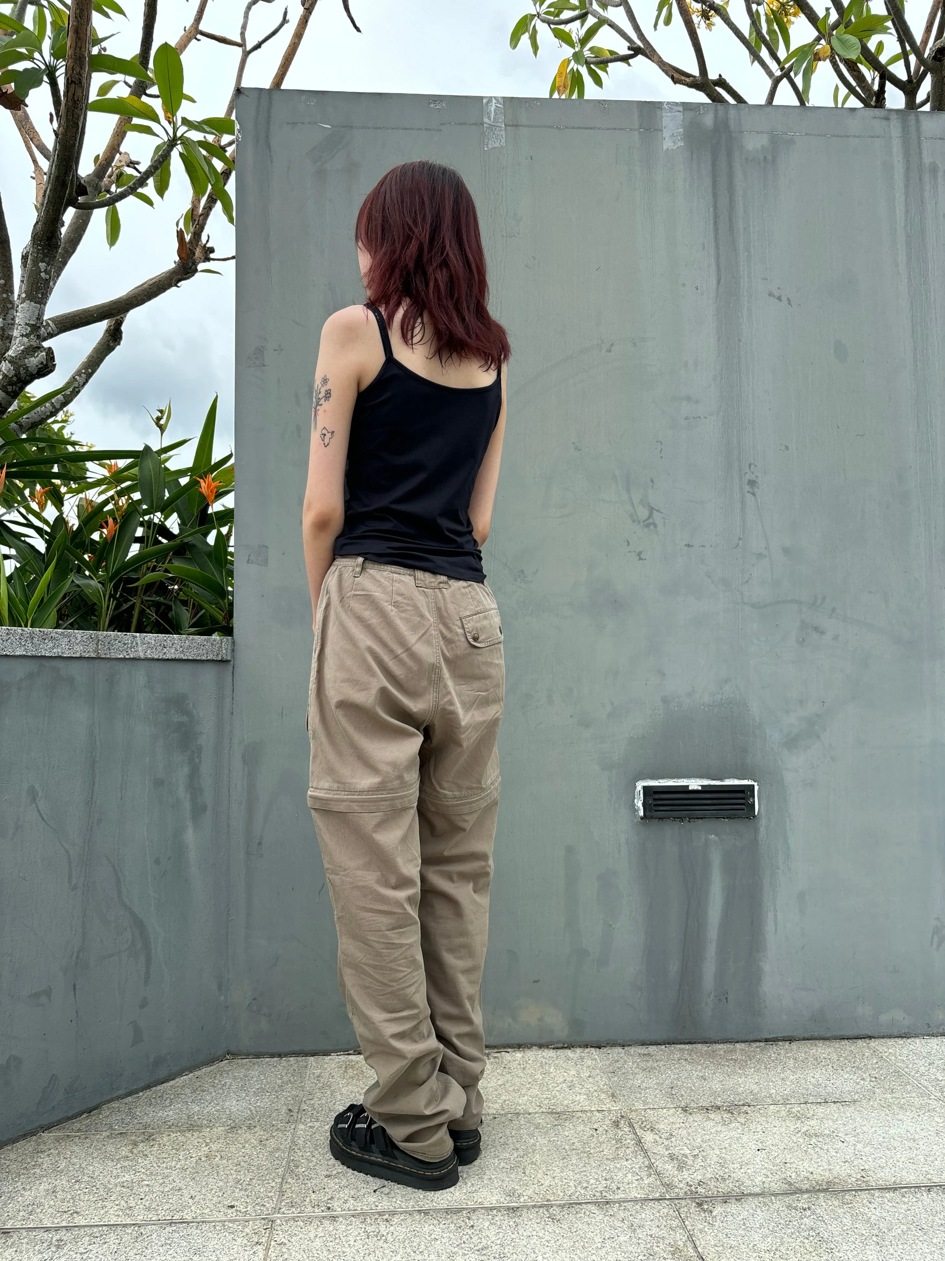 Vintage Parachute Convertible Cargos - Military Brown