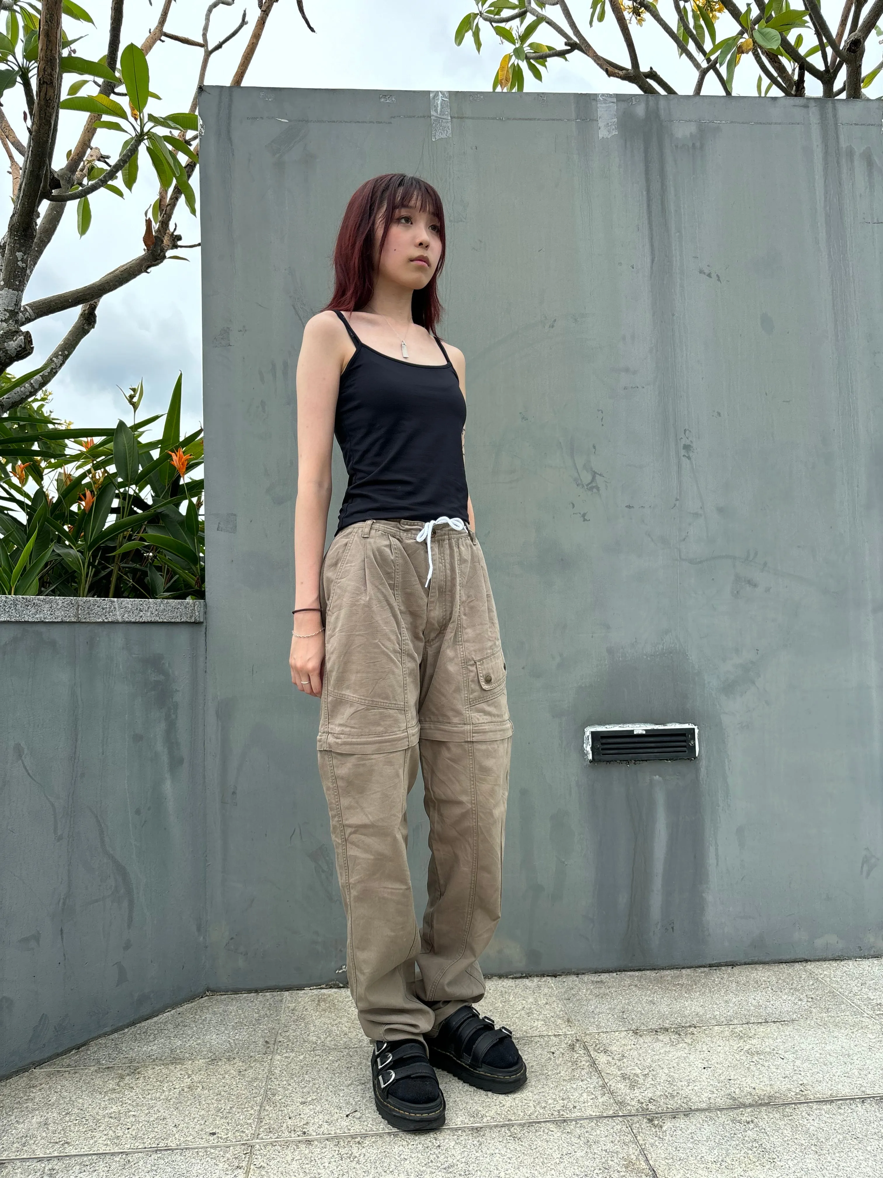 Vintage Parachute Convertible Cargos - Military Brown