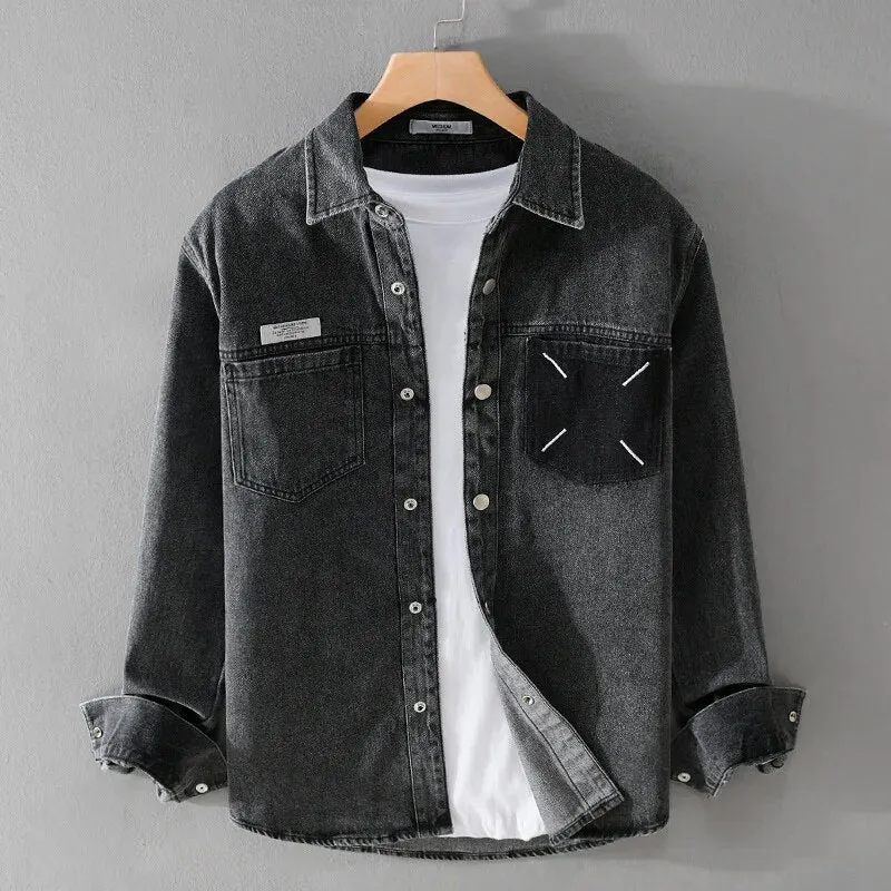 Vintage Retro Denim Shirt