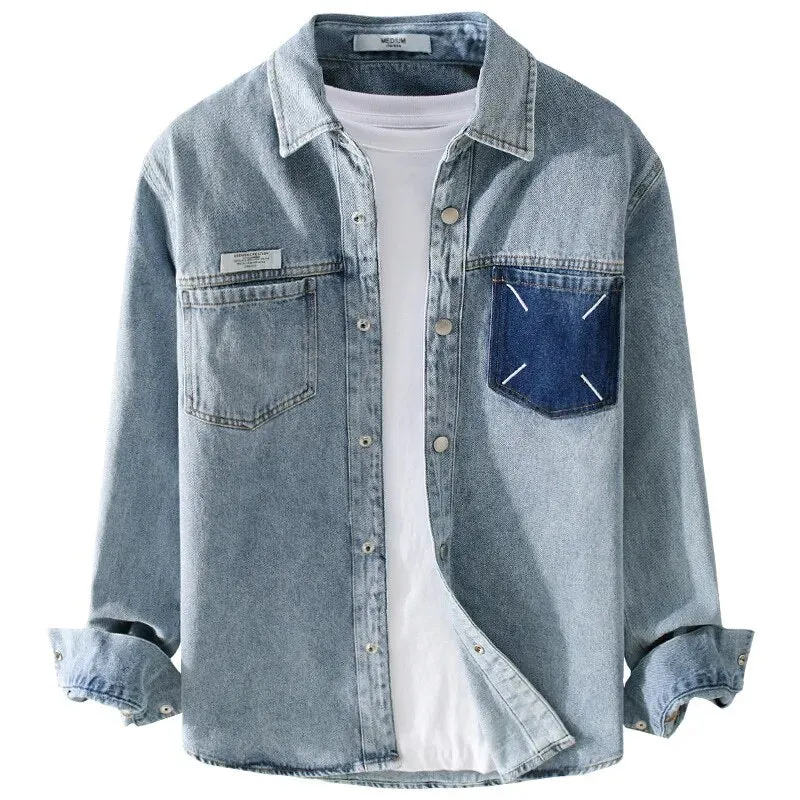 Vintage Retro Denim Shirt