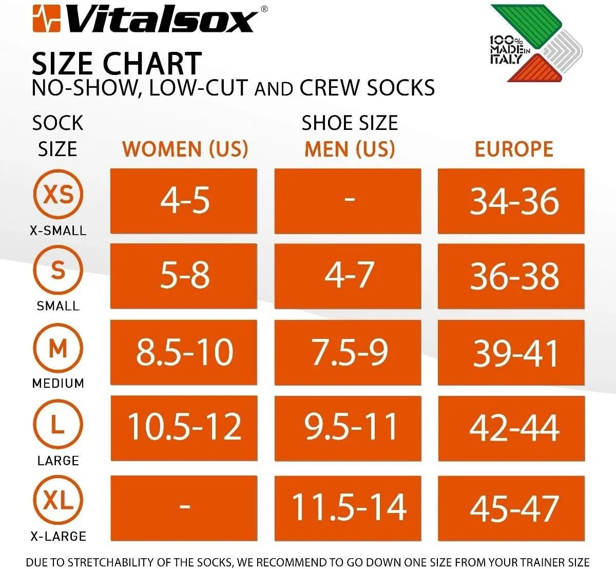 Vitalsox Running No Show Compression Socks