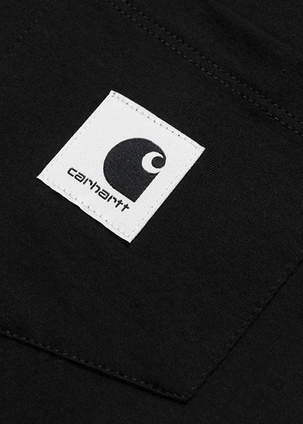 W' S/S Carrie Pocket T-Shirt - Black