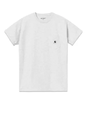 W' S/S Pocket T-Shirt - Ash Heather