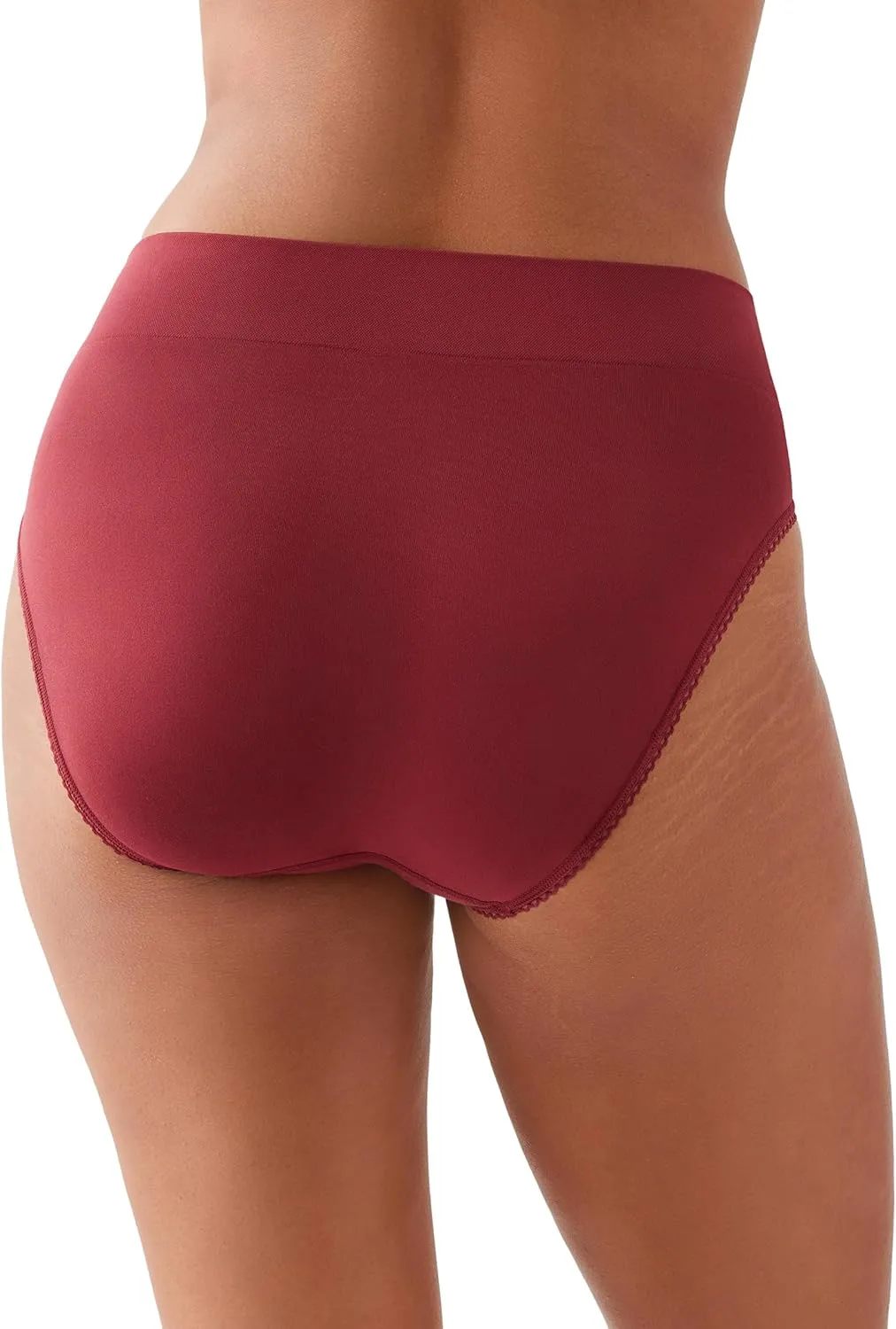 Wacoal Women's Feeling Flexible Seamless Hi-Cut Panty