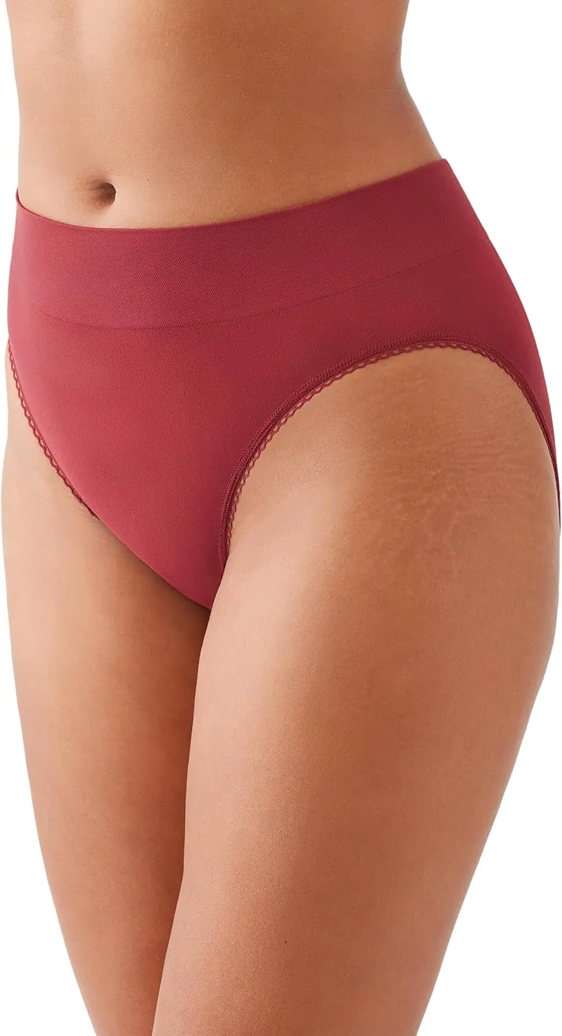 Wacoal Women's Feeling Flexible Seamless Hi-Cut Panty