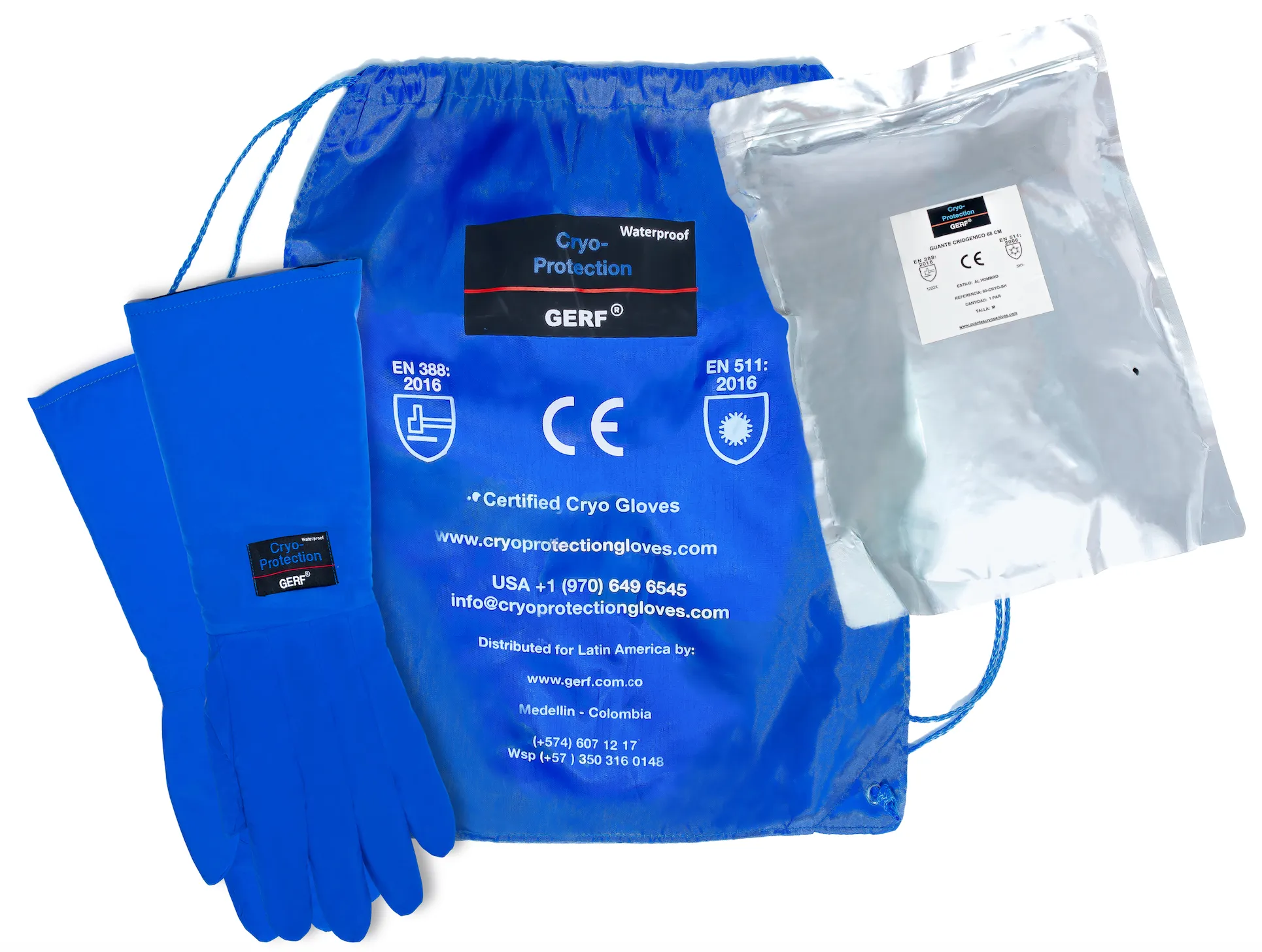 WATERPROOF CRYO GLOVES BEFORE ELBOW