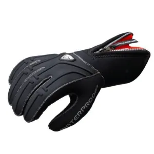Waterproof New Tusa 5mm 5-Finger Stretch Neoprene Gloves (X-Large) with GlideSkin Interior and a Long Zipper for Easy Donning
