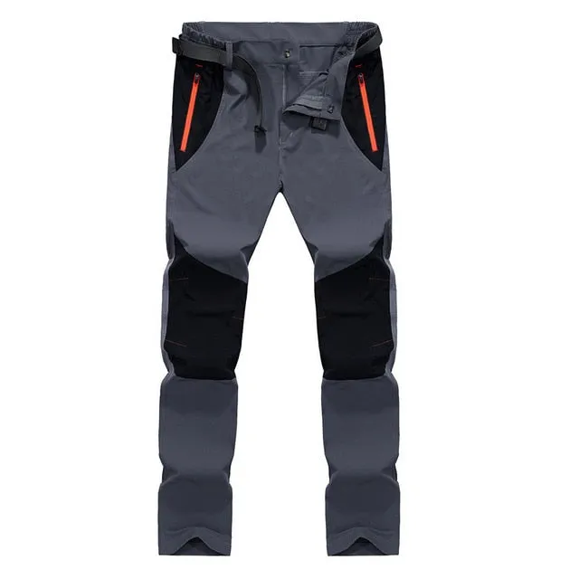 Waterproof Pants Men Cargo Spring Summer Quick Dry Trousers Men's Outdoor Sports Trekking Camping Fishing Pants
