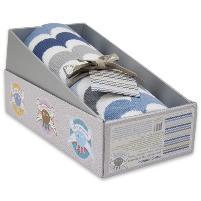 Weegoamigo Knit Blanket Ricrac Freddy