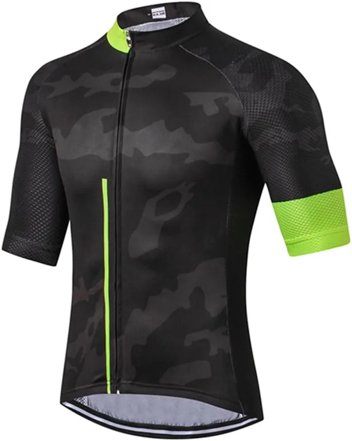 Weimostar Men's Cycling Jersey Biking Shirts with Pockets Breathable