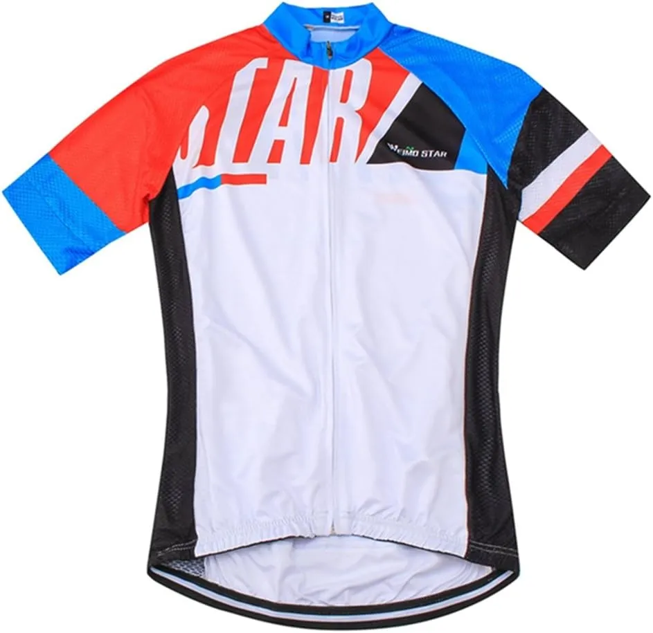 Weimostar Men's Cycling Jersey Biking Shirts with Pockets Breathable