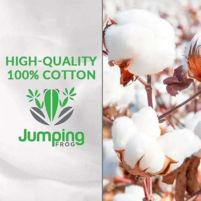 White T Shirts for Men, Short Sleeve Crew Neck, Breathable Cotton, Classic Comfort Fit