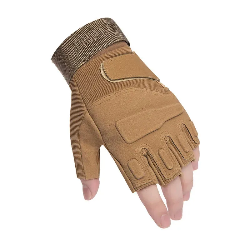 Wholsale Half Finger Non-slip Outdoor Sports Hiking Cycling Training Tactical Gloves For Men Women