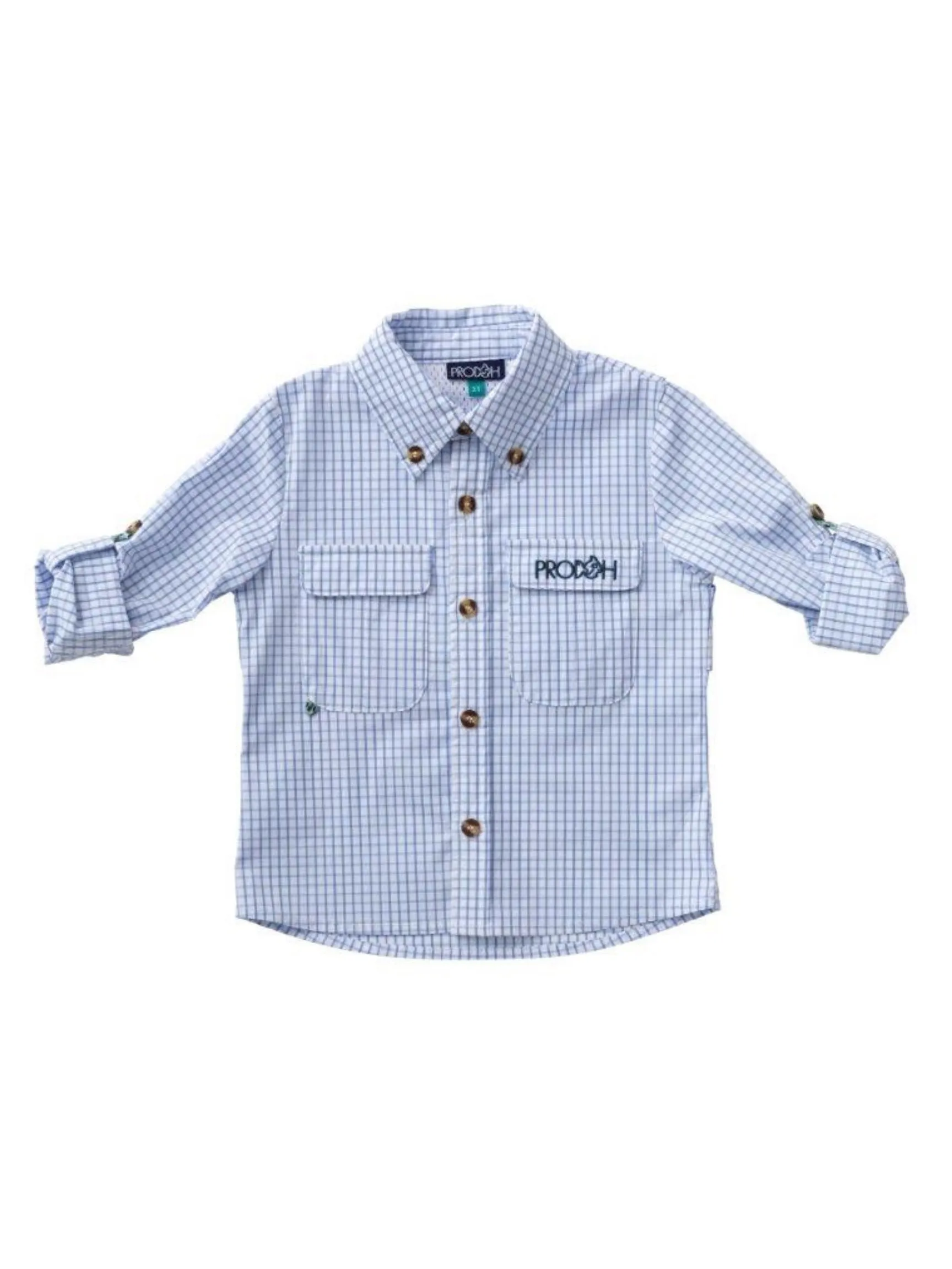 Windowpane Fishing Shirt - Dutch Canal