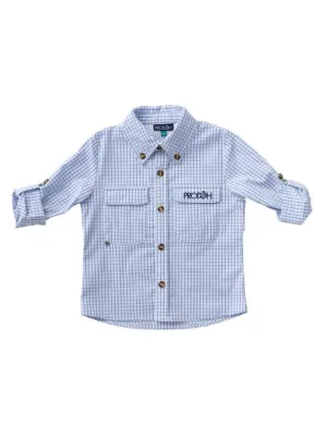Windowpane Fishing Shirt - Dutch Canal