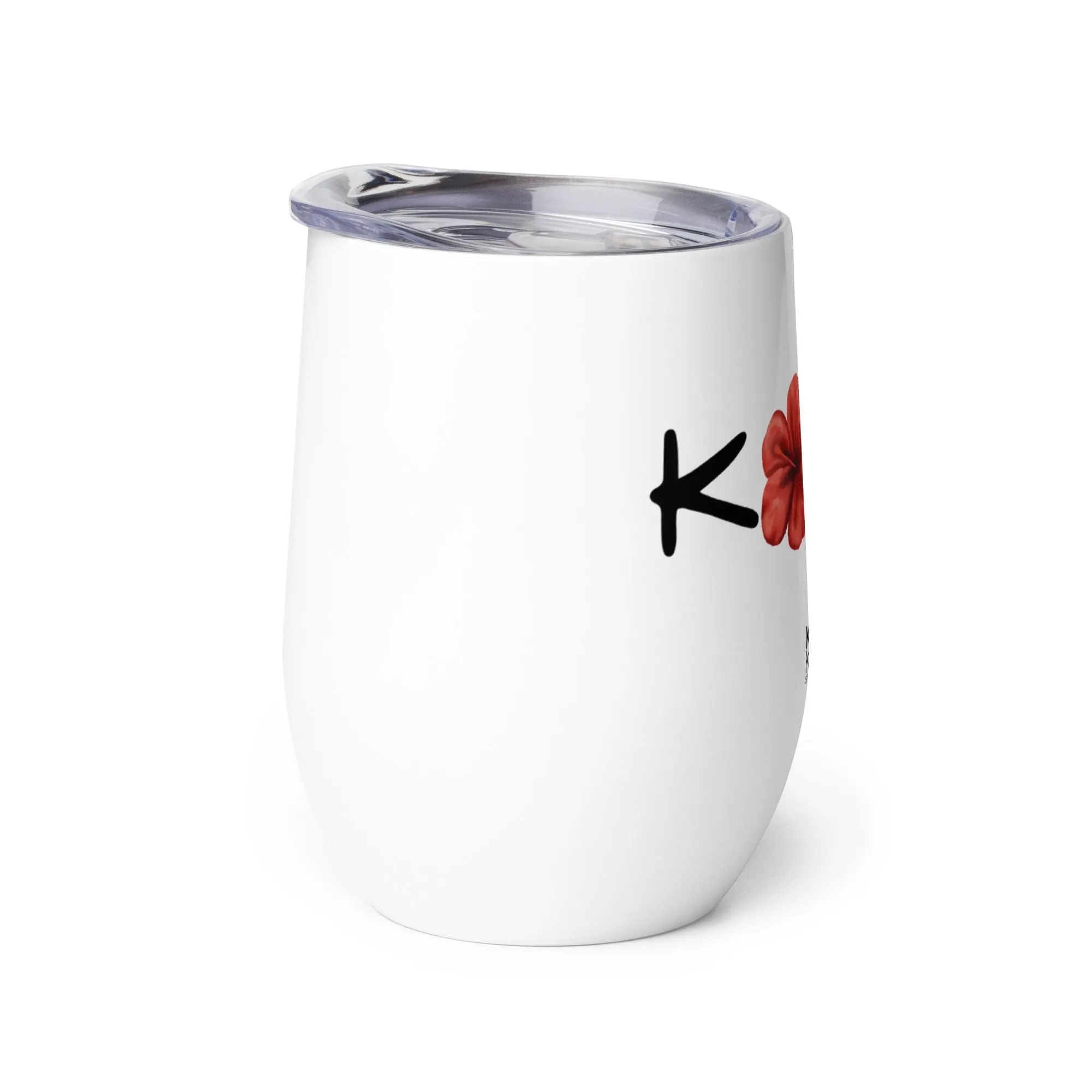 Wine tumbler - Kona Hibiscus