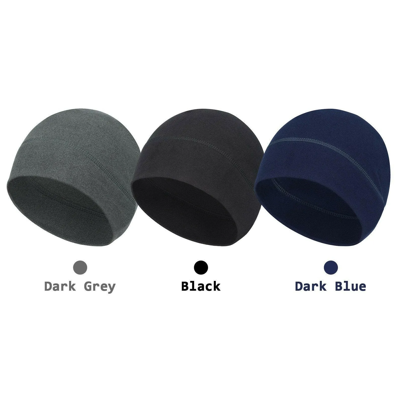Winter Outdoor Hat Fleece Beanie Warm Cap Windproof Thermal Cap Watch Cap for Hiking Riding Climbing
