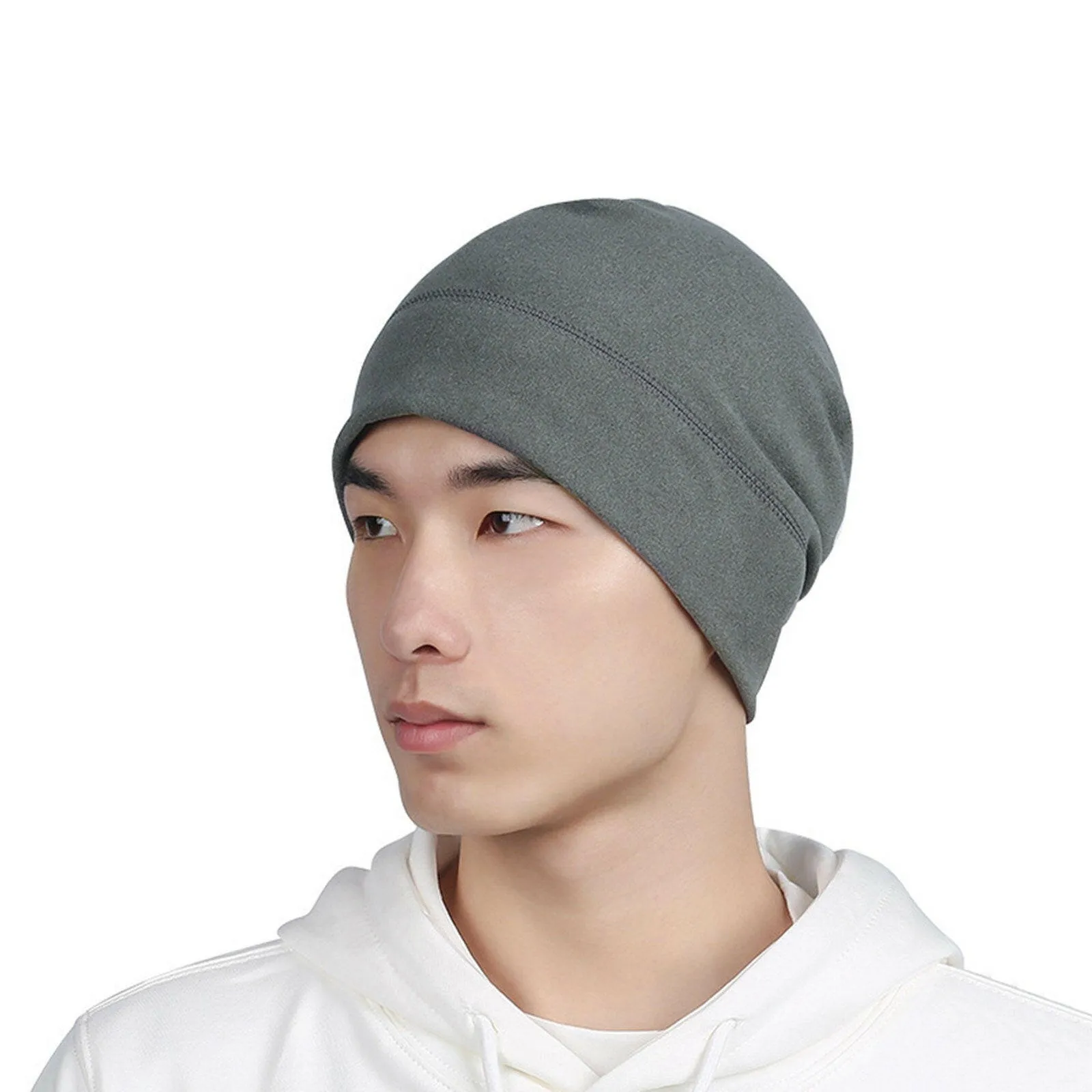 Winter Outdoor Hat Fleece Beanie Warm Cap Windproof Thermal Cap Watch Cap for Hiking Riding Climbing