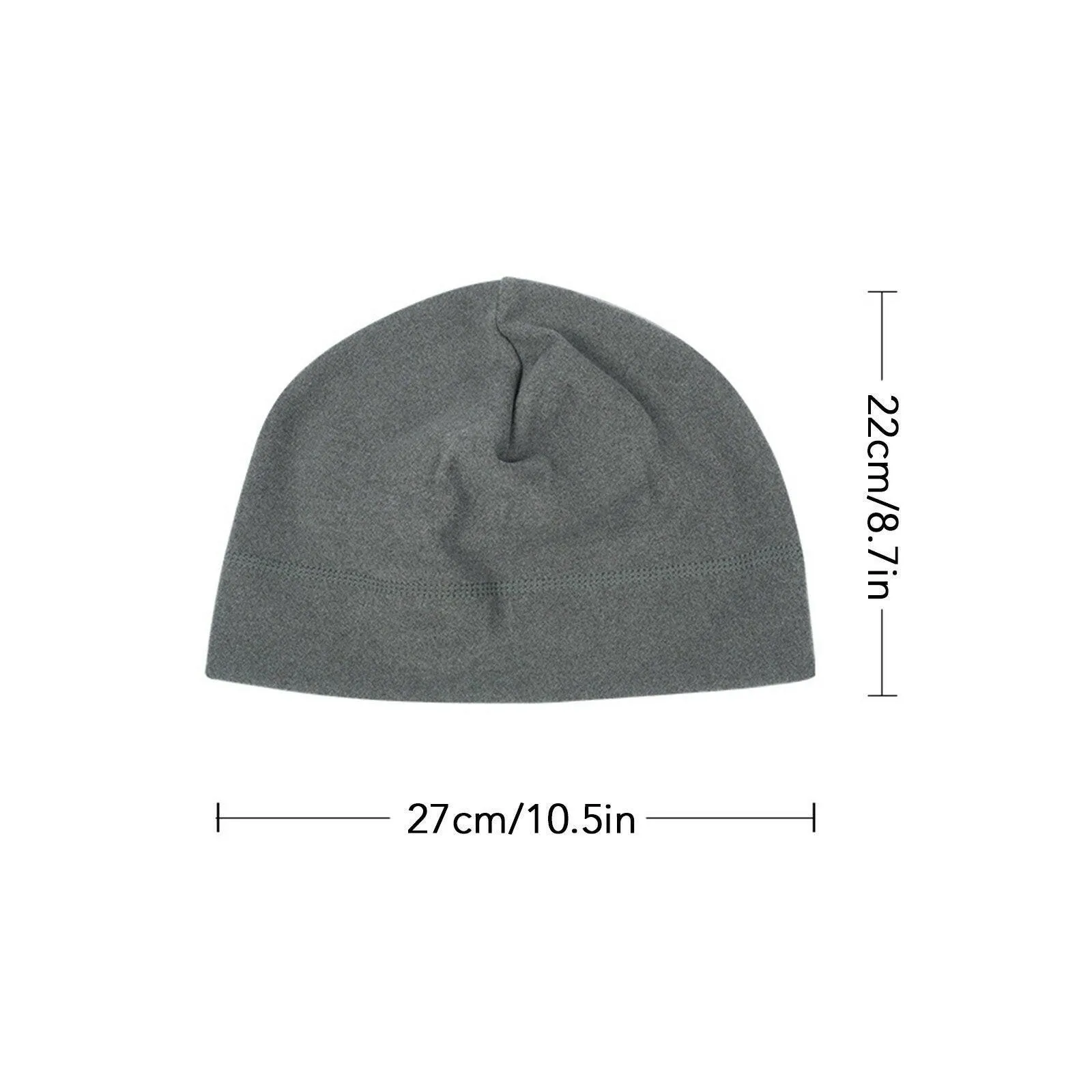 Winter Outdoor Hat Fleece Beanie Warm Cap Windproof Thermal Cap Watch Cap for Hiking Riding Climbing