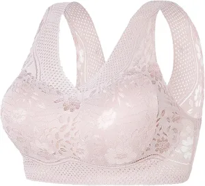 Women Anti-Sagging Bras Wireless Seamless Bras Breathable Back Smoothing Push Up Bra Posture Correcting Everyday Bra