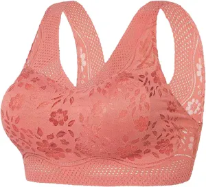 Women Anti-Sagging Bras Wireless Seamless Bras Breathable Back Smoothing Push Up Bra Posture Correcting Everyday Bra
