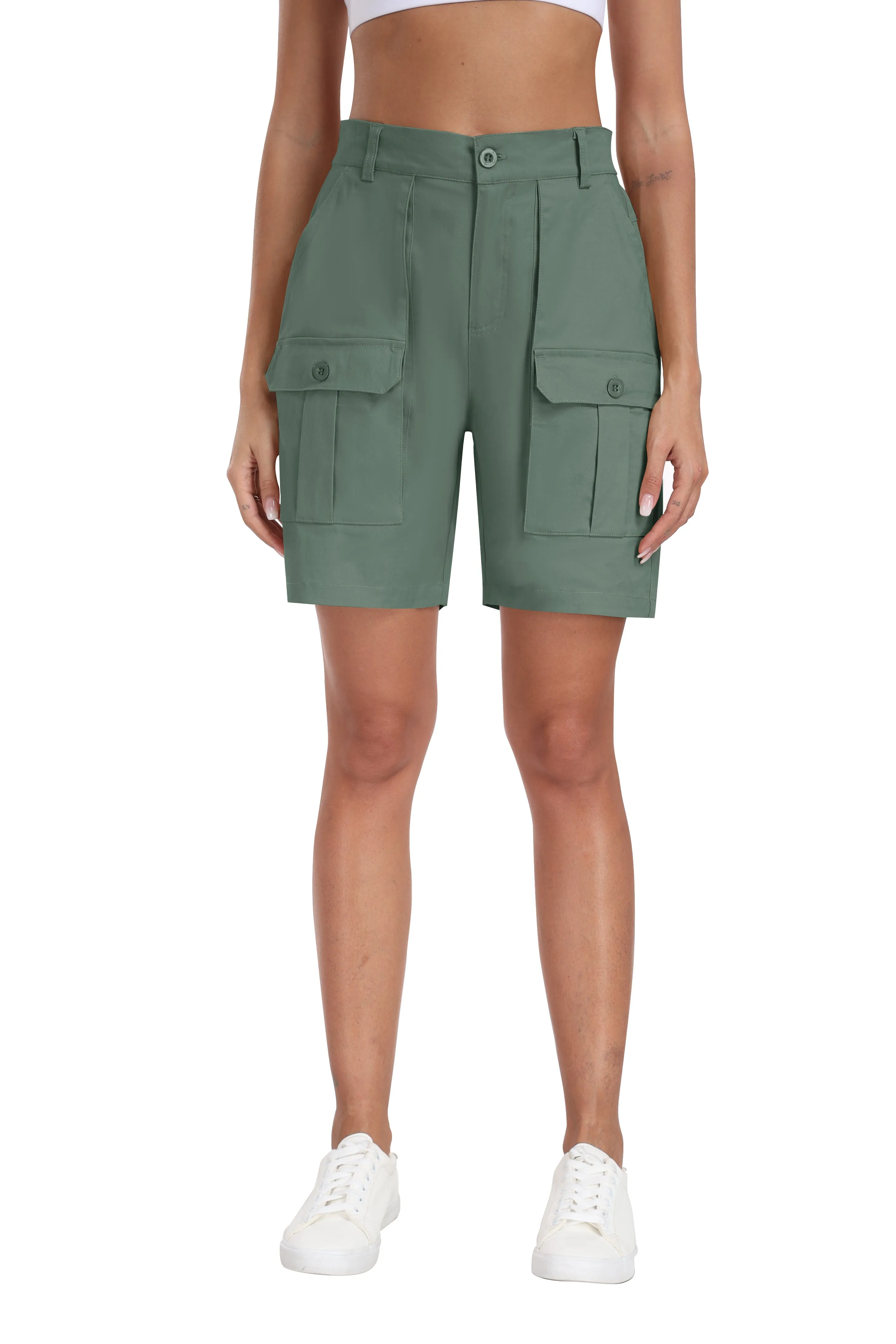 Women lightweight quick-drying outdoor casual cargo shorts