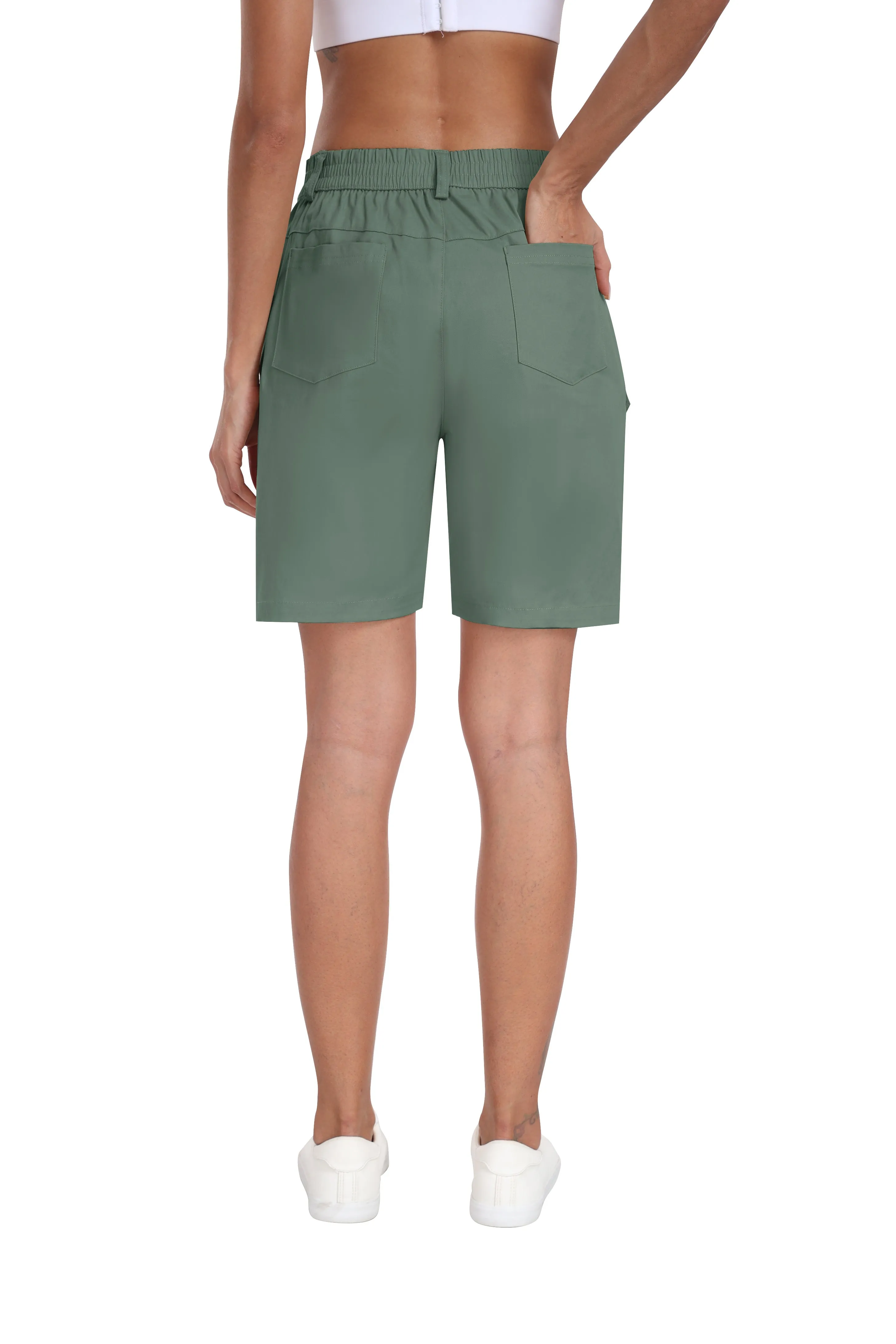 Women lightweight quick-drying outdoor casual cargo shorts
