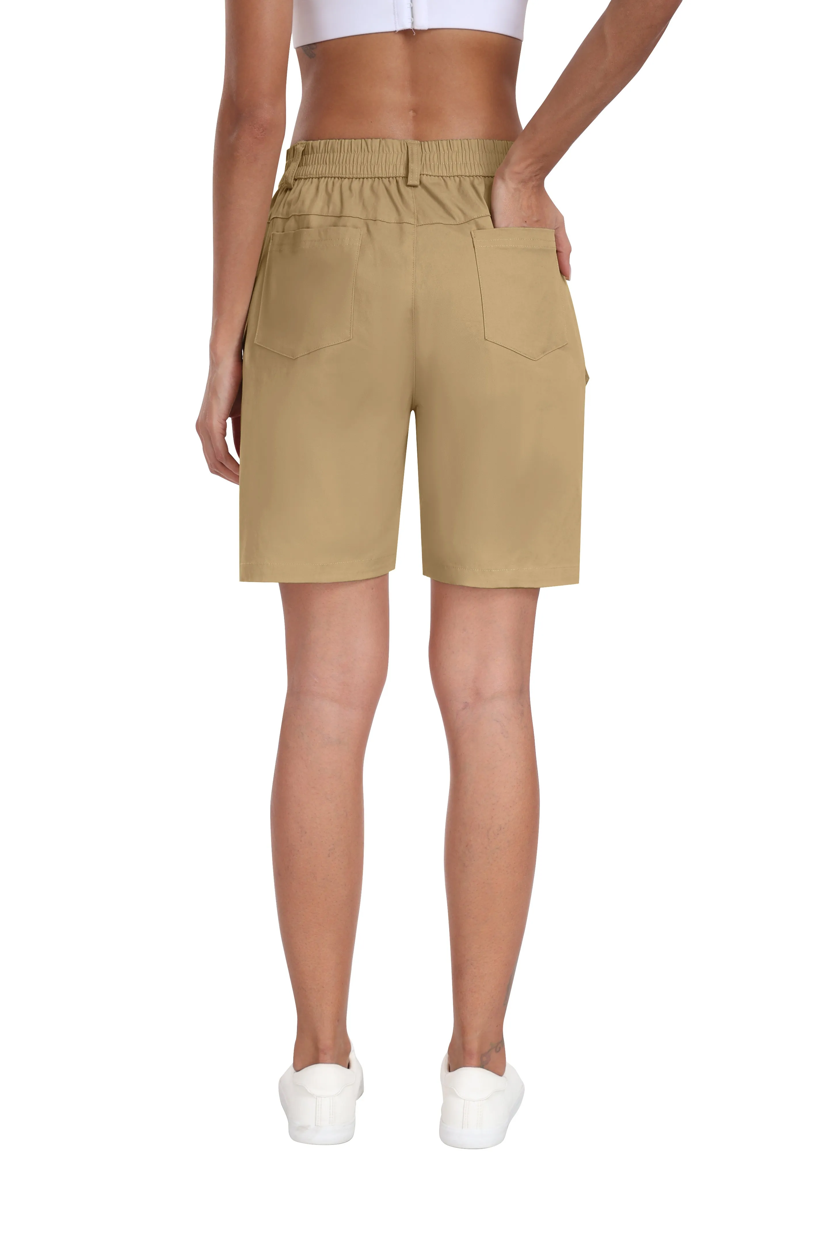 Women lightweight quick-drying outdoor casual cargo shorts