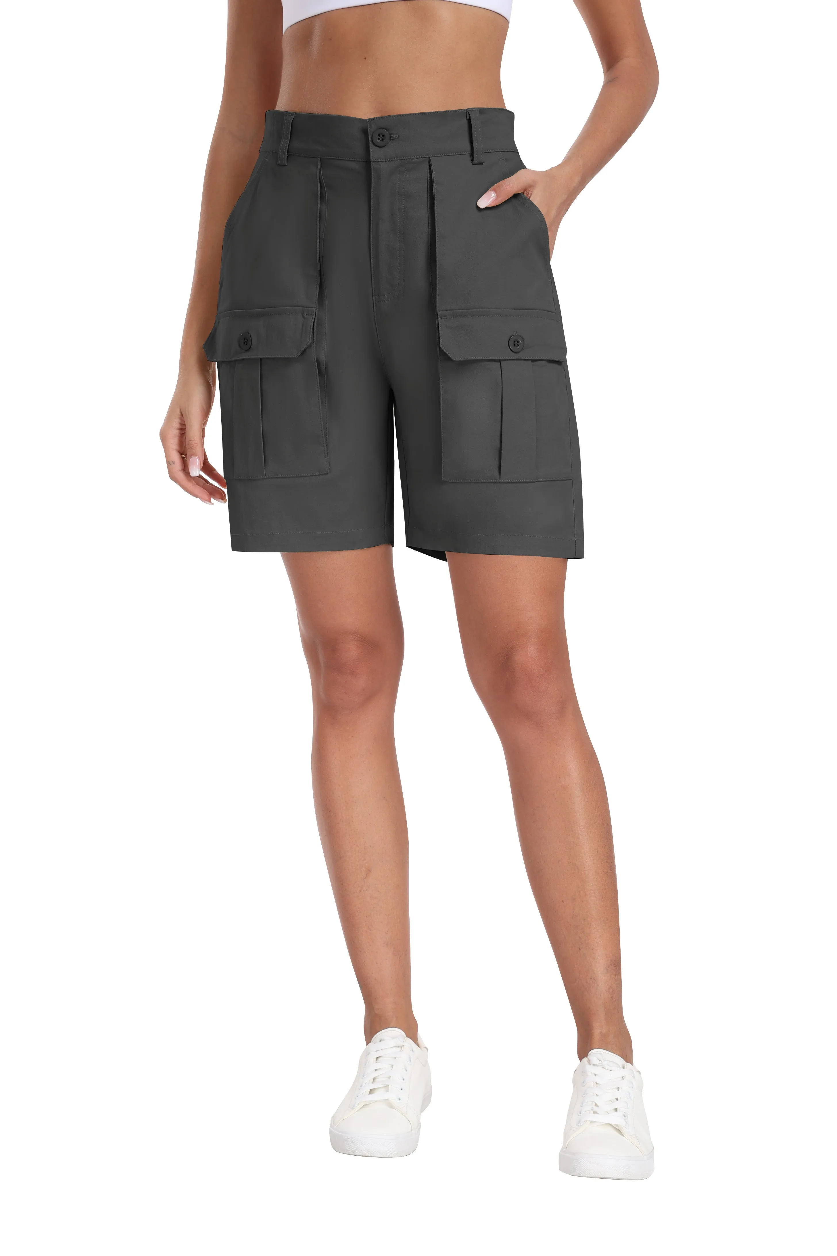 Women lightweight quick-drying outdoor casual cargo shorts