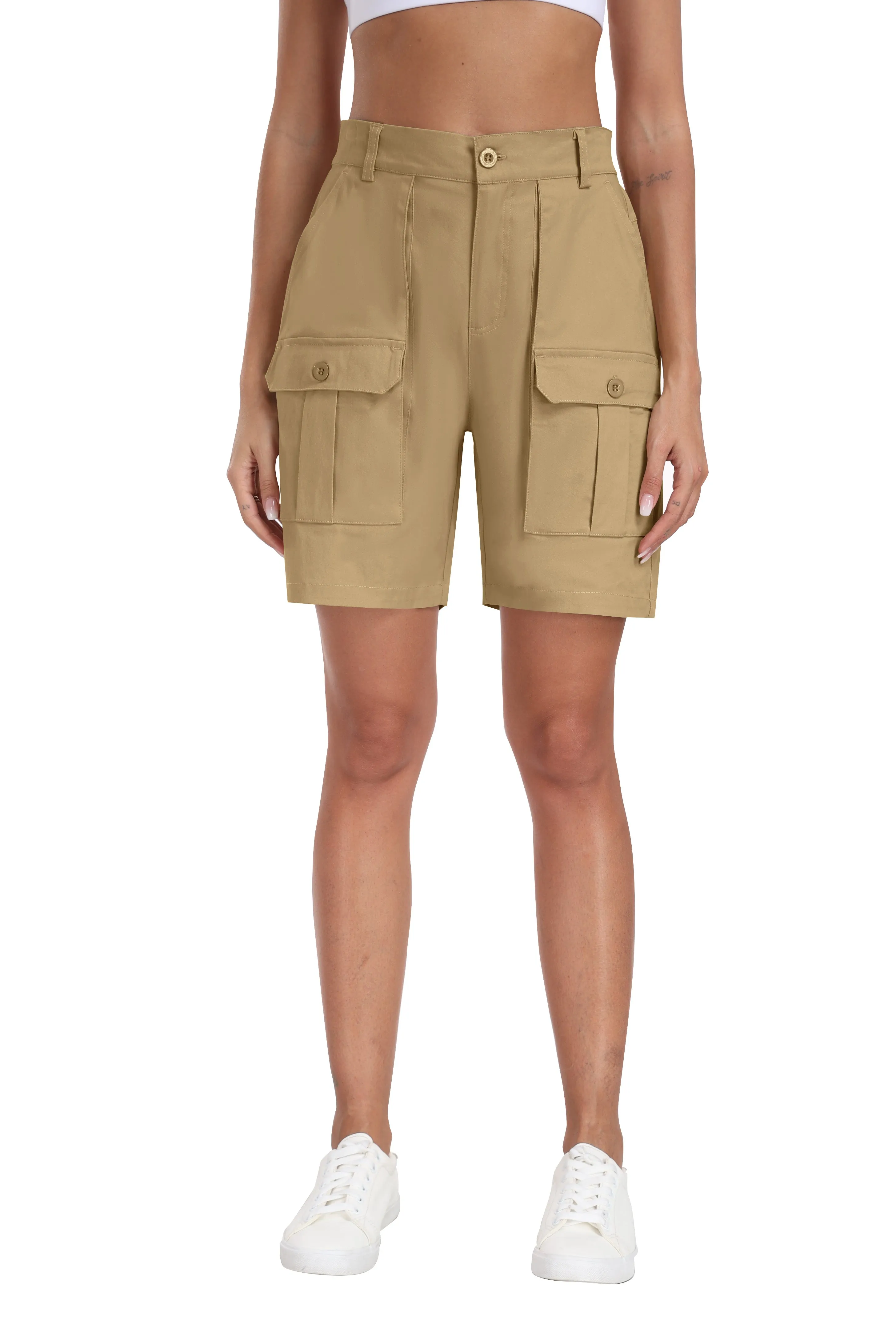Women lightweight quick-drying outdoor casual cargo shorts