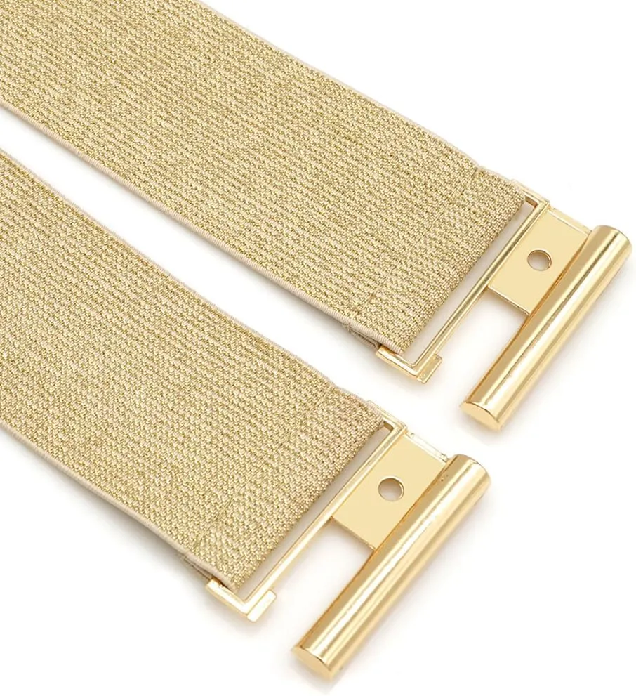 Women Wide Stretchy Waist Belts Elastic Belt for Dresses