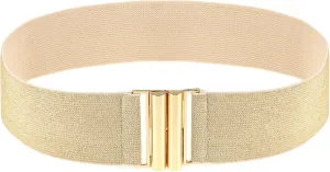 Women Wide Stretchy Waist Belts Elastic Belt for Dresses