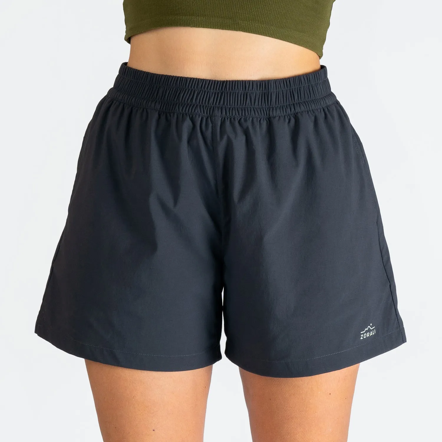 Womens Active Short Charcoal