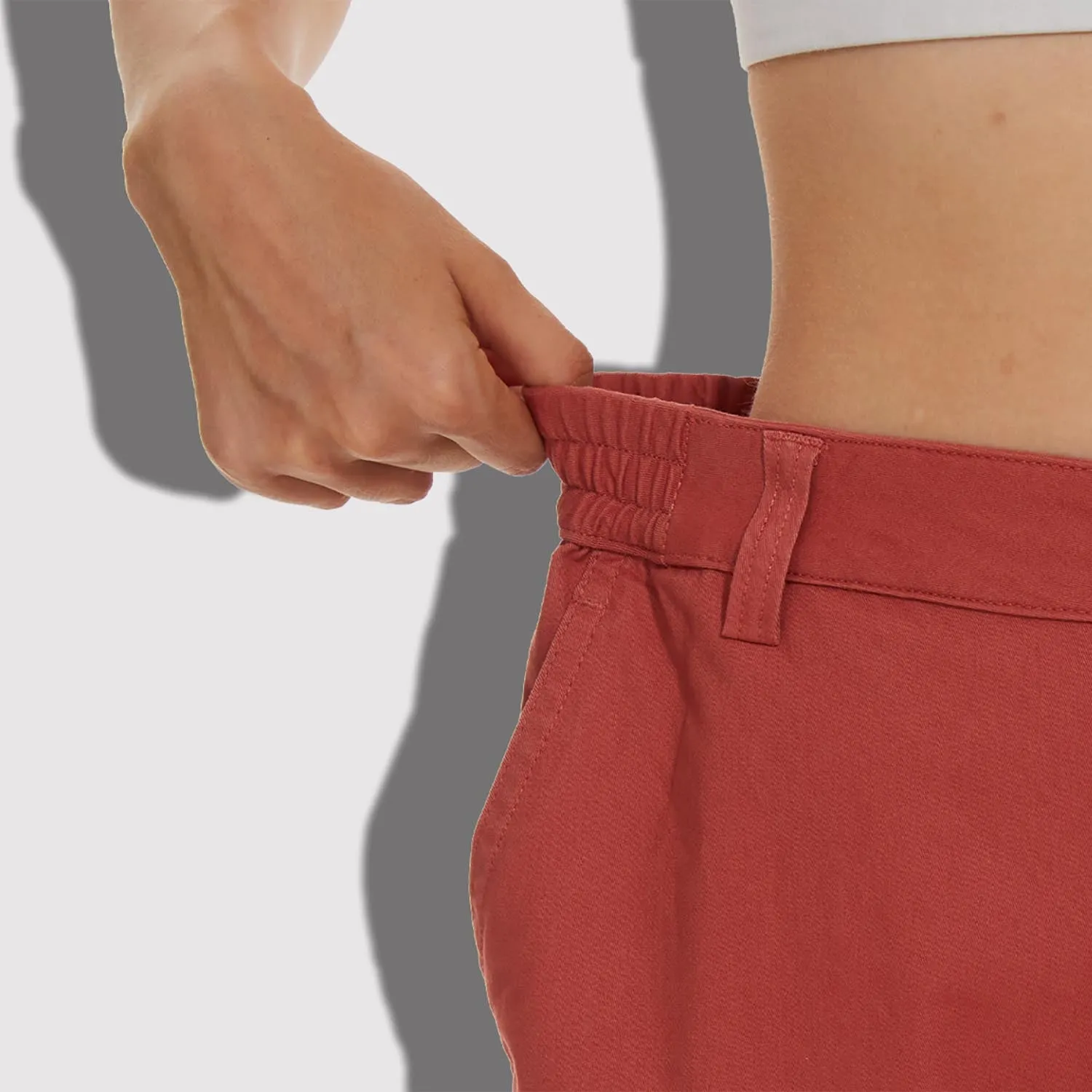 Women's Cargo Pants  Cotton Work Pants Casual Stylish Elastic  Military Trousers