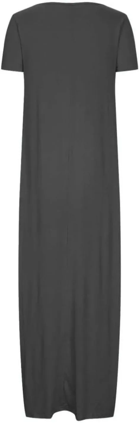 Women's Classic A-Line Dress with Pockets Comfort Fit Jersey Short Sleeve Casual Dresses