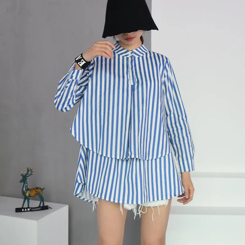 Women's Cotton Long-Sleeve Loose Shirt