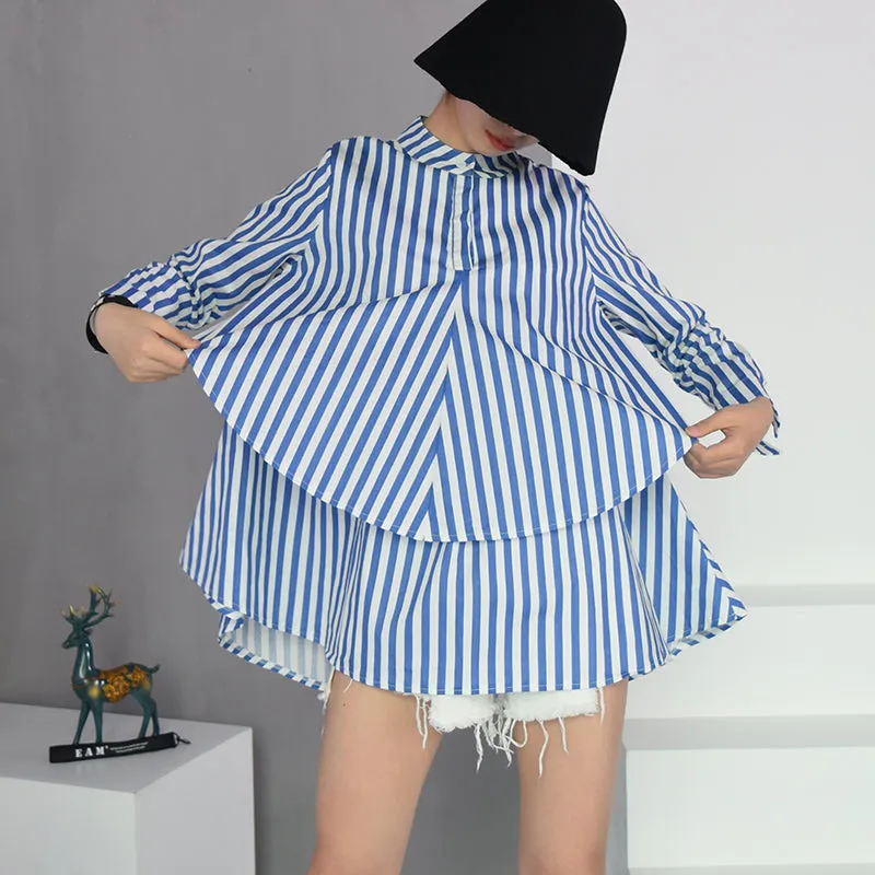 Women's Cotton Long-Sleeve Loose Shirt