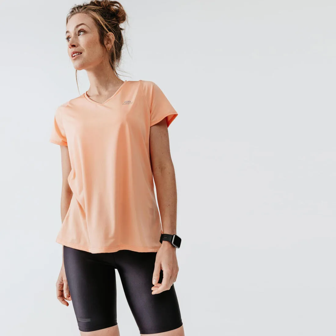 Women's Cycling Shorts KIPRUN Run 100-black