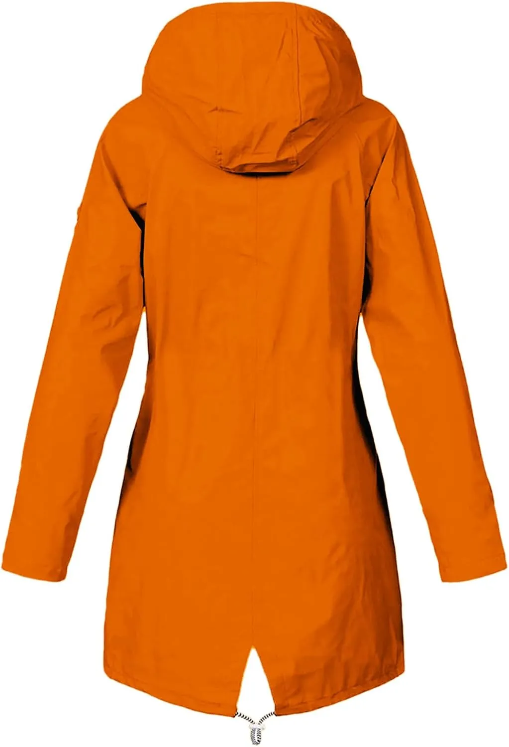 Womens Fashion Casaul Rain Jacket With Hood Lightweight Long Sleeve Windbreaker Zip Up Lightweight Hooded Jacket