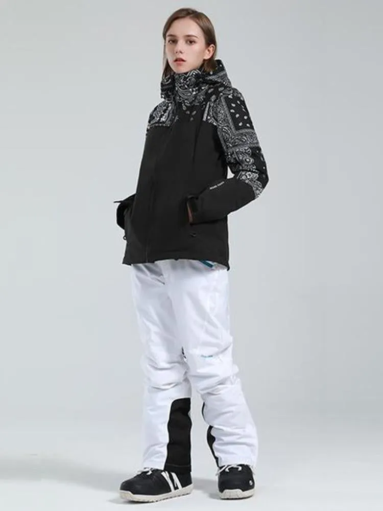 Women's Gsou Snow Back To Mountain Downhill Winter Snow Suit