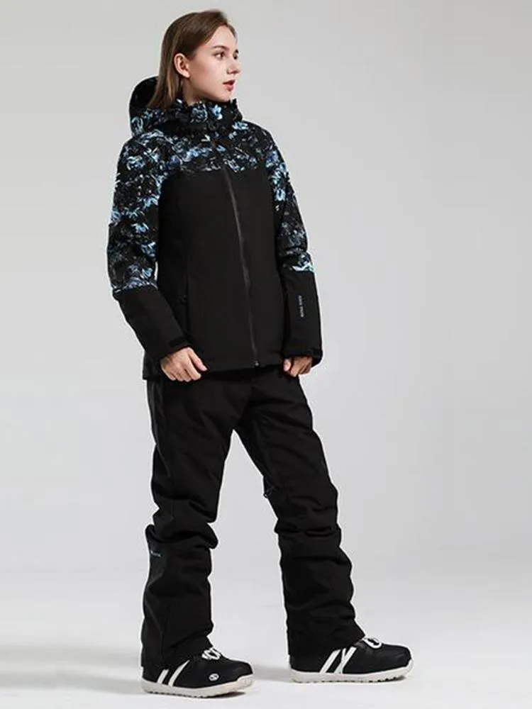 Women's Gsou Snow Back To Mountain Downhill Winter Snow Suit